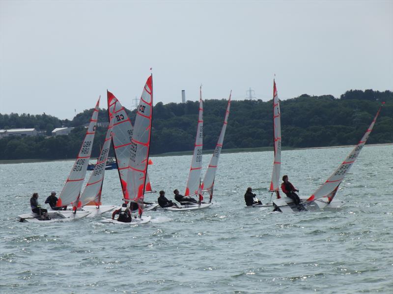 Byte CII National Championship at Weston photo copyright John Saunders taken at Weston Sailing Club and featuring the Byte class