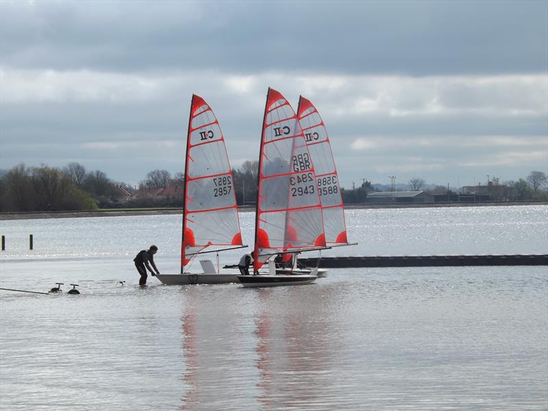 Bytes at Bristol Corinthian photo copyright John Saunders taken at Bristol Corinthian Yacht Club and featuring the Byte class