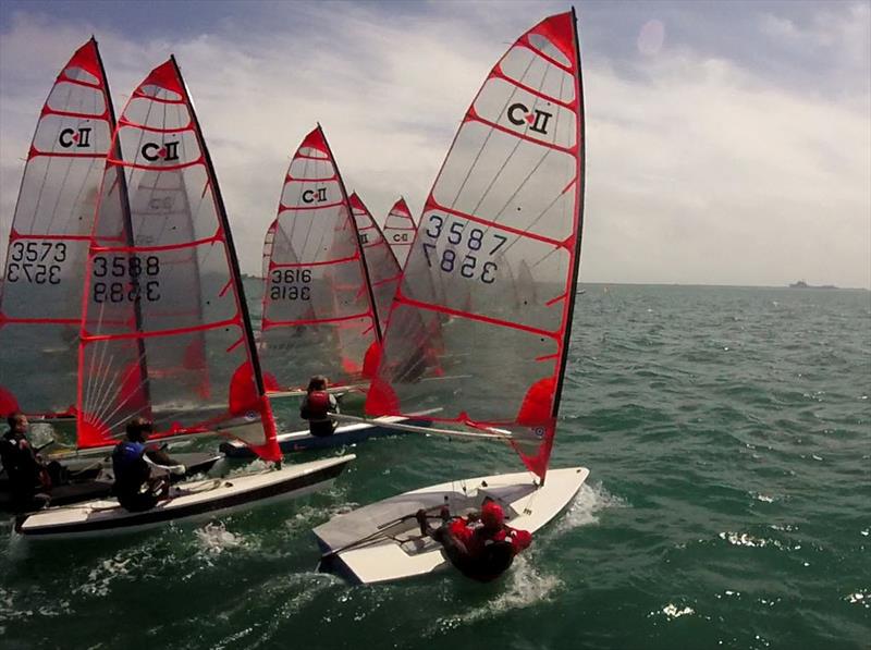 Byte start during the Weymouth Dinghy Regatta - photo © Weymouth Sailing Club