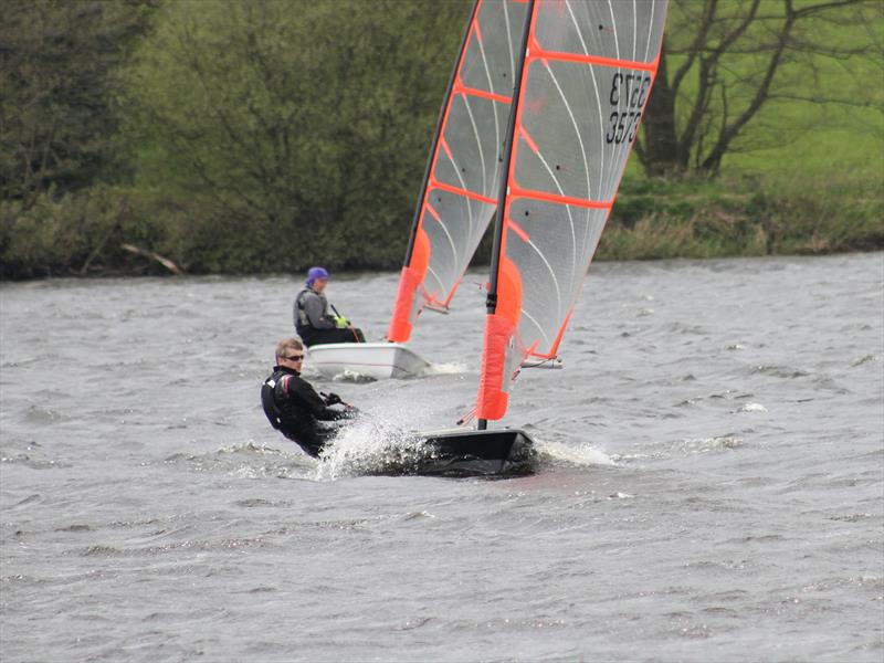 Bytes at Haversham photo copyright John Saunders taken at Haversham Sailing Club and featuring the Byte class