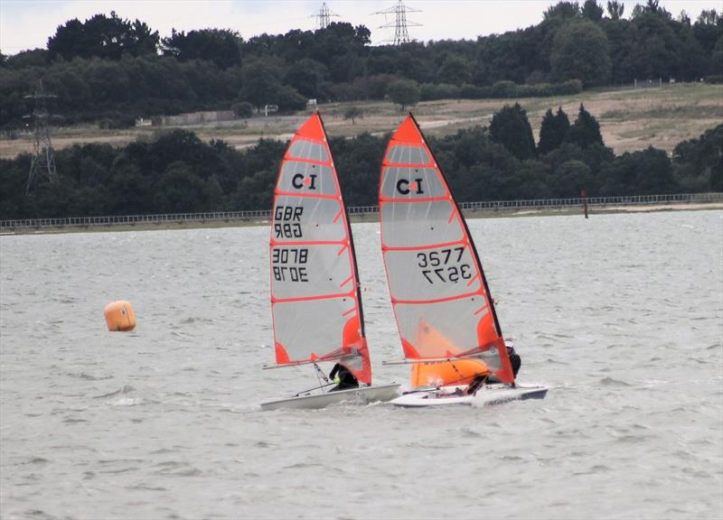 Bytes at WOSH 2017 photo copyright John Saunders taken at Weston Sailing Club and featuring the Byte class