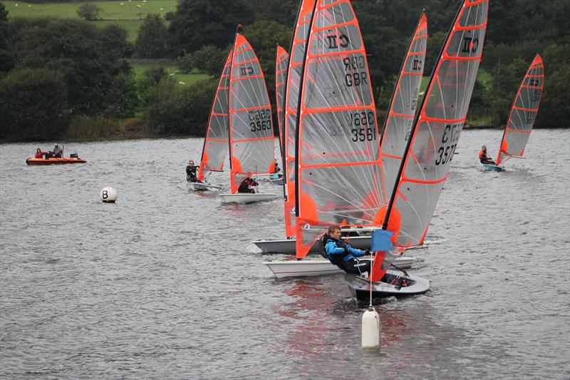 Byte open meeting at Combs photo copyright John Saunders taken at Combs Sailing Club and featuring the Byte class