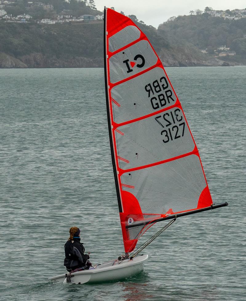 Paignton SC Christmas Cracker photo copyright Steve Cayley taken at Paignton Sailing Club and featuring the Byte class