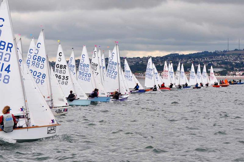 Zhik Cadet National Championship 2015 photo copyright Jean Border / www.borderphotos2010.com taken at Royal Torbay Yacht Club and featuring the Cadet class