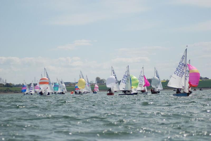 Stone Cadet Open photo copyright Chris Dawson taken at Stone Sailing Club and featuring the Cadet class