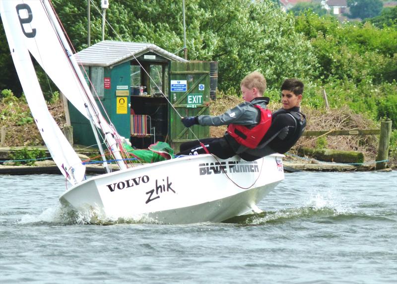 Cadet Open Meeting at Fishers Green 2016 photo copyright Manu Goswami taken at Fishers Green Sailing Club and featuring the Cadet class