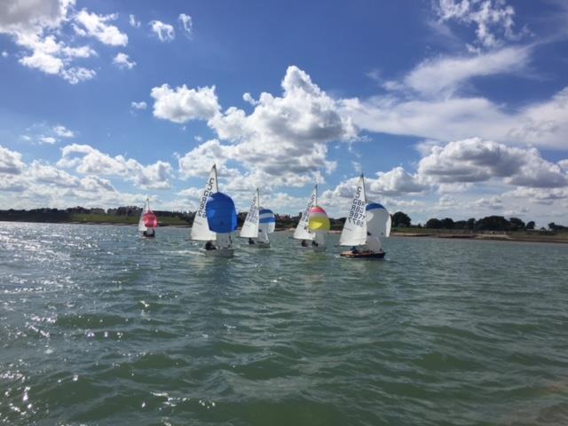 Team GBR train for the Cadet Worlds in Argentina photo copyright Neil Collingridge taken at Harwich Town Sailing Club and featuring the Cadet class