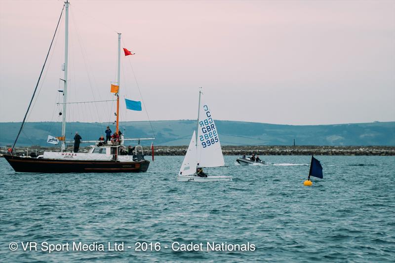 Zhik Cadet Nationals at the WPNSA day 2 photo copyright VR Sport Media taken at Weymouth & Portland Sailing Academy and featuring the Cadet class