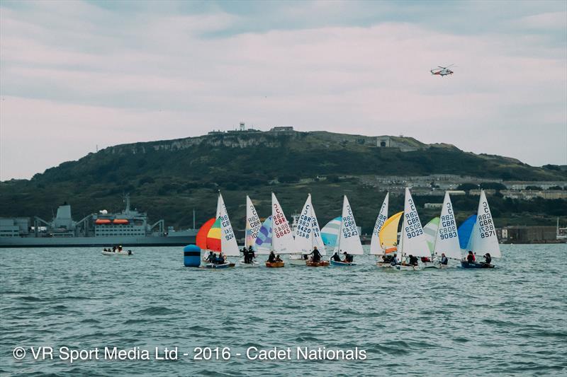 Zhik Cadet Nationals at the WPNSA day 2 photo copyright VR Sport Media taken at Weymouth & Portland Sailing Academy and featuring the Cadet class