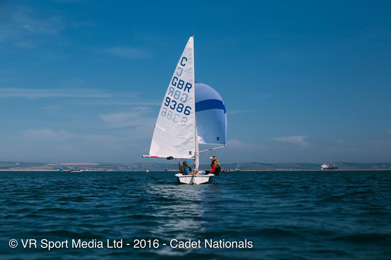 Zhik Cadet Nationals at the WPNSA day 2 photo copyright VR Sport Media taken at Weymouth & Portland Sailing Academy and featuring the Cadet class