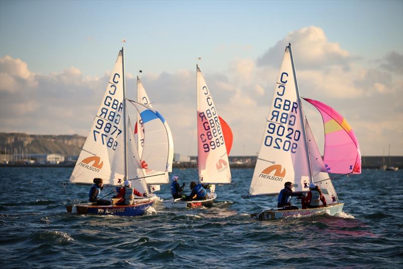 Neilson GBR Cadet team set for the 50th Cadet Worlds in Buenos Aires photo copyright Jay Haysey / Neilson taken at Weymouth & Portland Sailing Academy and featuring the Cadet class