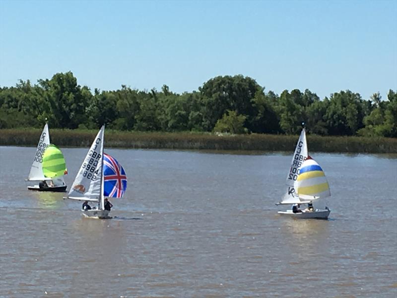 The Neilson GBR Cadet World Team arrive in Buenos Aires photo copyright Ian Harris taken at Club Nautico Albatros and featuring the Cadet class