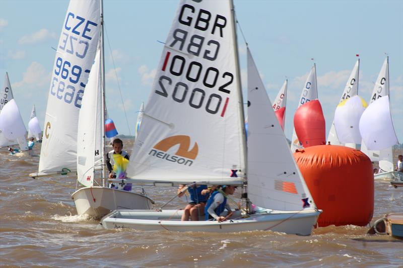 Neilson GBR Cadet World Team on day 3 of the Cadet Worlds in Buenos Aires photo copyright Gary Ferguson taken at Club Nautico Albatros and featuring the Cadet class