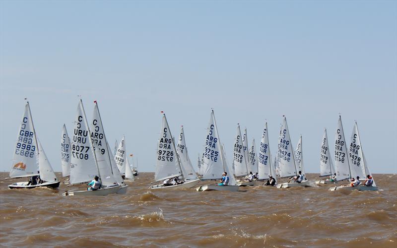 Day 4 of the Cadet Worlds in Buenos Aires photo copyright Fernando Jochoian taken at Club Nautico Albatros and featuring the Cadet class