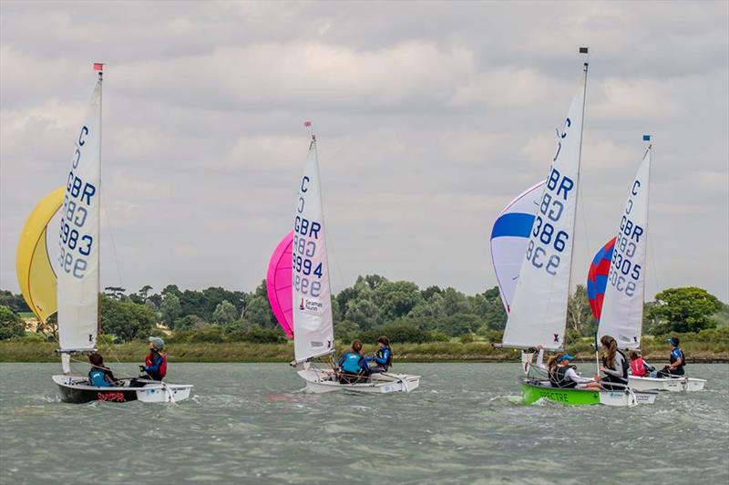 Waldringfield Cadet Week 2017 photo copyright Alexis Smith taken at Waldringfield Sailing Club and featuring the Cadet class