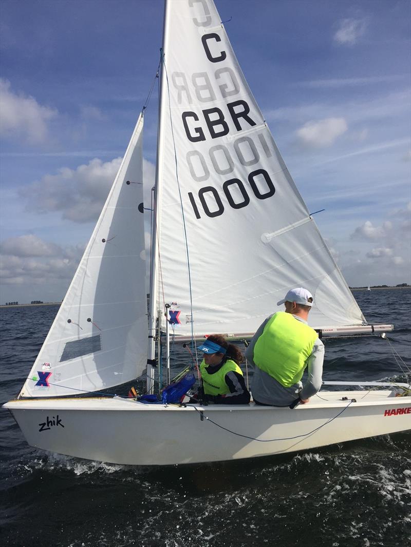 Harry Chatterton and Ines Green photo copyright Neil Collingridge taken at  and featuring the Cadet class