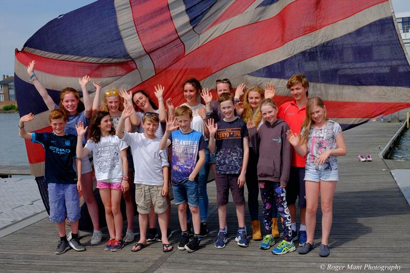 The Neilson GBR Cadet team at the Burnham on Crouch Cadet selector photo copyright Roger Mant Photography taken at Royal Corinthian Yacht Club, Burnham and featuring the Cadet class