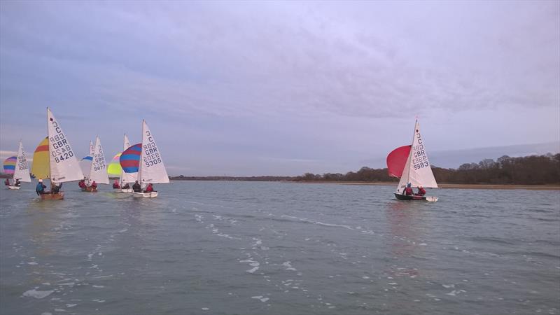 Cadet class winter training at Itchenor - photo © Spunge Nunn