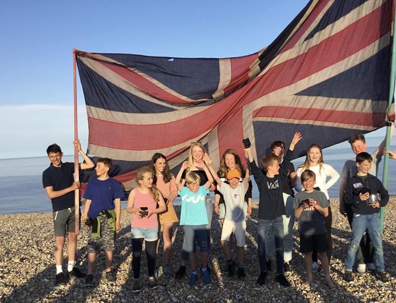 Zhik UK Cadet Class Worlds Team Qualifier at Pevensey Bay photo copyright UKNCCA taken at Pevensey Bay Sailing Club and featuring the Cadet class