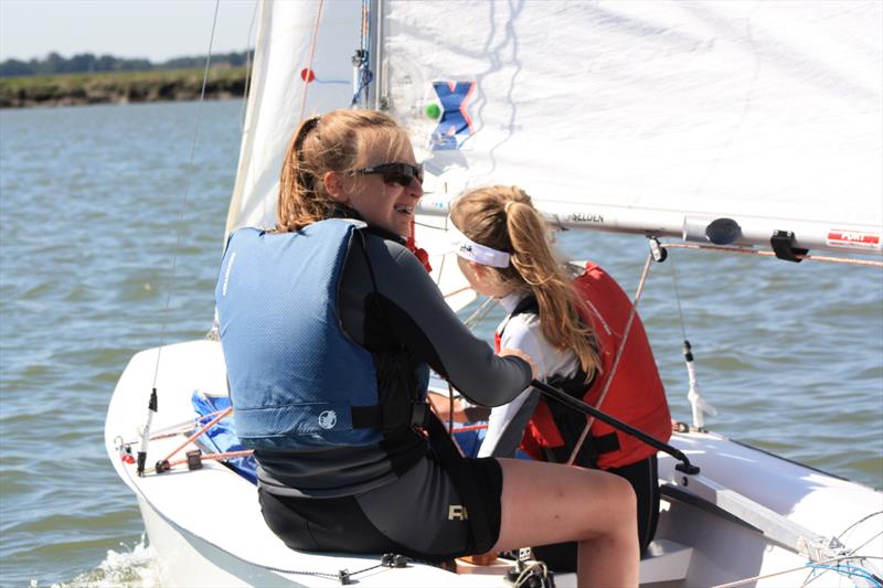 Waldringfield Cadet Open photo copyright Neil Collingridge taken at Waldringfield Sailing Club and featuring the Cadet class