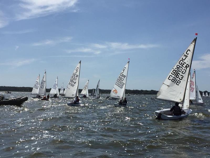 The Cadet Worlds at Bodstedt, Germany start photo copyright Neil Collingridge taken at  and featuring the Cadet class