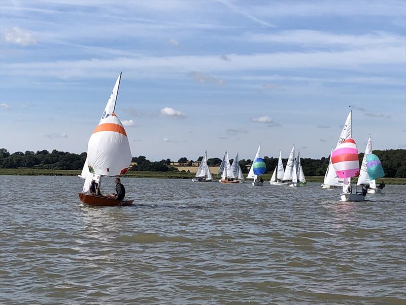 Waldringfield Cadet Week 2018 photo copyright Neil Collingridge taken at Waldringfield Sailing Club and featuring the Cadet class