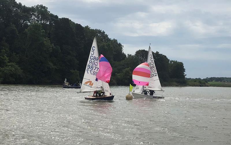 Waldringfield Cadet Week 2018 photo copyright Neil Collingridge taken at Waldringfield Sailing Club and featuring the Cadet class