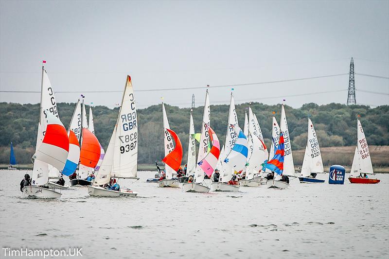 Cadet Inlands at Grafham Water photo copyright Tim Hampton taken at Grafham Water Sailing Club and featuring the Cadet class