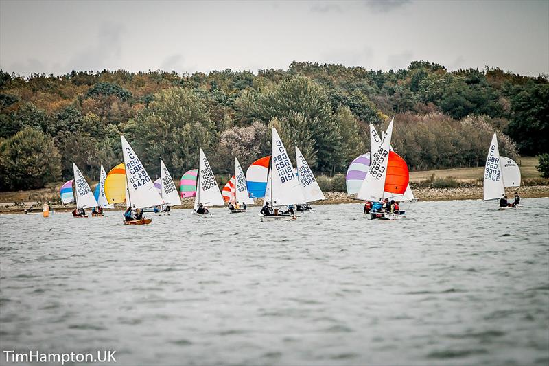 Cadet Inlands at Grafham Water photo copyright Tim Hampton taken at Grafham Water Sailing Club and featuring the Cadet class