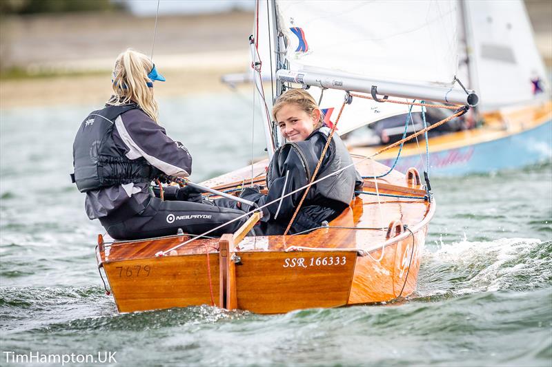 Cadets at the RYA East Zone Junior Championships photo copyright Tim Hampton / www.timhampton.uk taken at Grafham Water Sailing Club and featuring the Cadet class