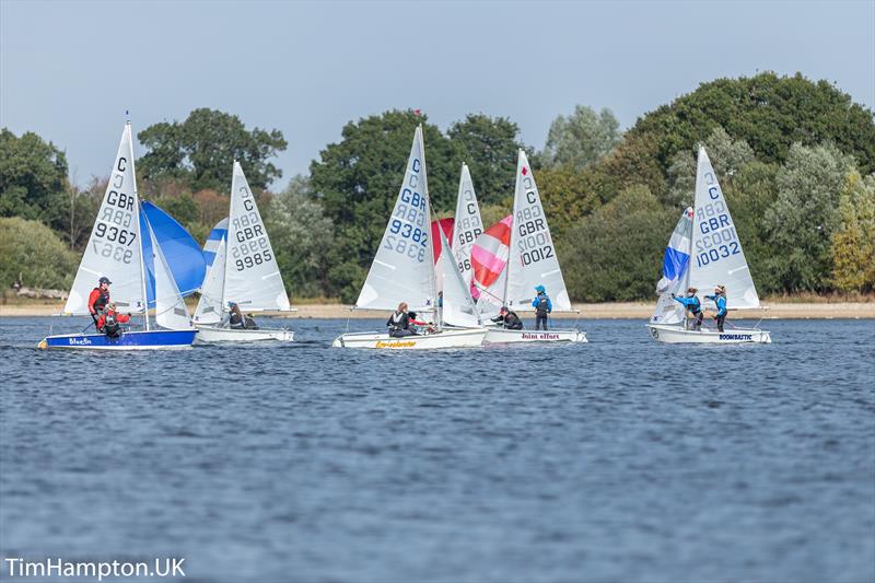 Zhik UK Cadet Inlands at Alton Water photo copyright Tim Hampton / www.timhampton.uk taken at Alton Water Sports Centre and featuring the Cadet class