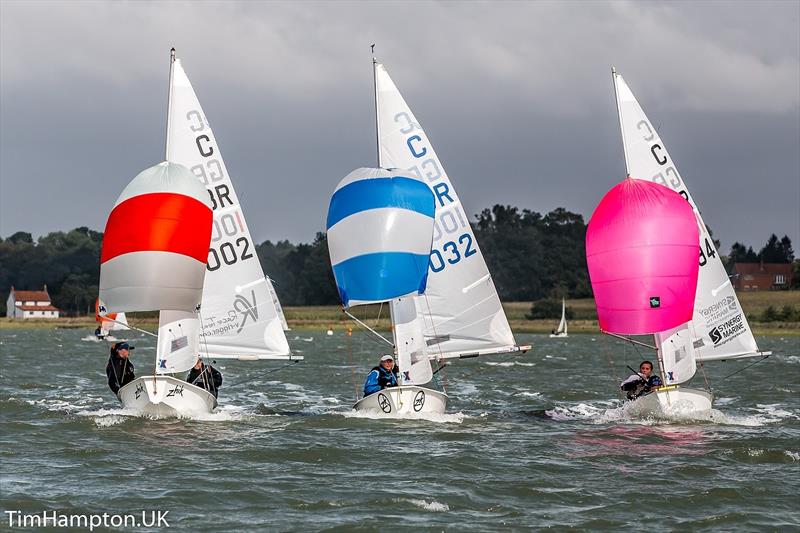 Cadet and U21 RS200 Open Weekend at Waldringfield photo copyright Tim Hampton / www.timhampton.uk taken at Waldringfield Sailing Club and featuring the Cadet class