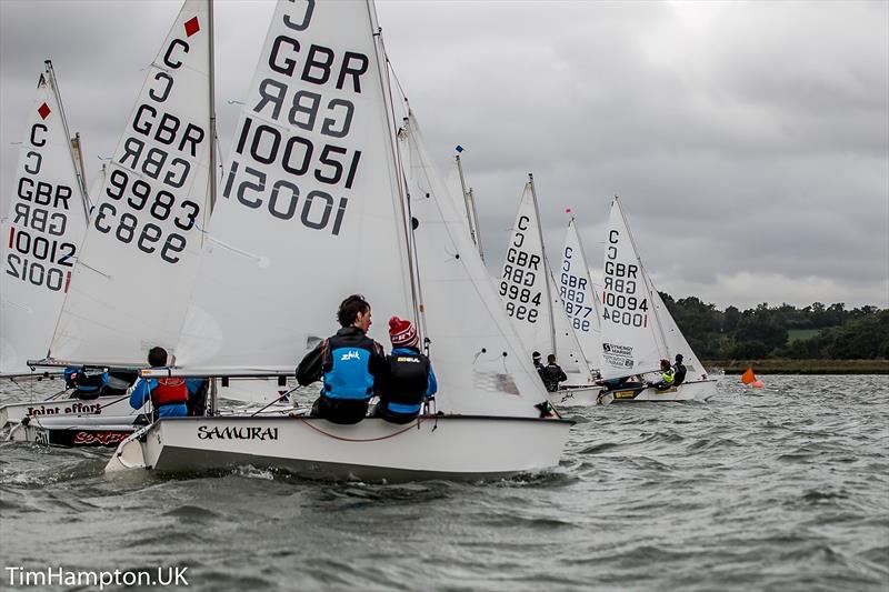 Cadet and U21 RS200 Open Weekend at Waldringfield photo copyright Tim Hampton / www.timhampton.uk taken at Waldringfield Sailing Club and featuring the Cadet class