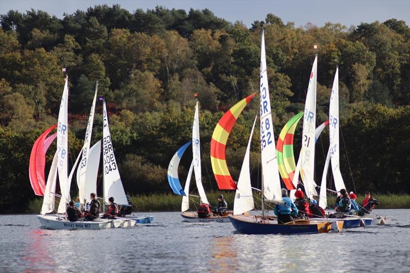 Frensham Pond Cadet Open photo copyright Lorna Nee & Corrine Whitehouse taken at Frensham Pond Sailing Club and featuring the Cadet class