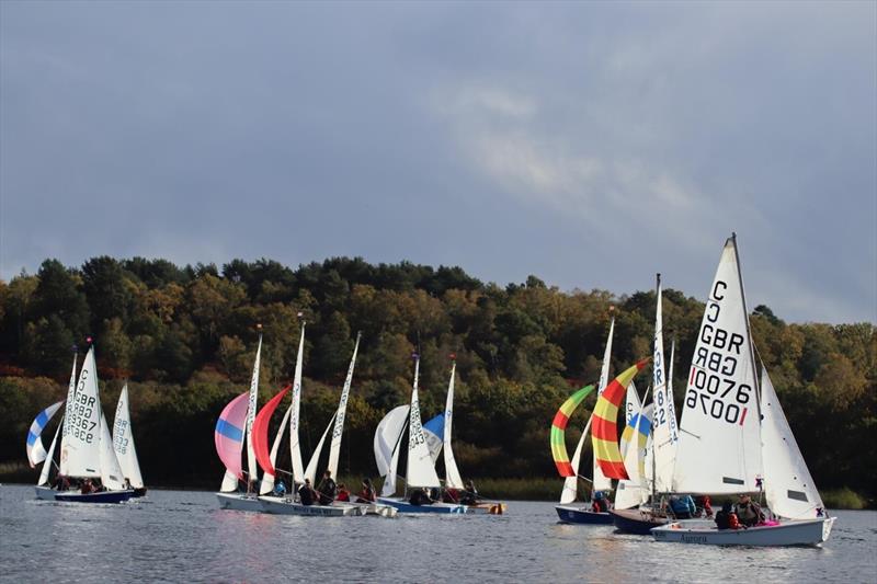 Frensham Pond Cadet Open photo copyright Lorna Nee & Corrine Whitehouse taken at Frensham Pond Sailing Club and featuring the Cadet class