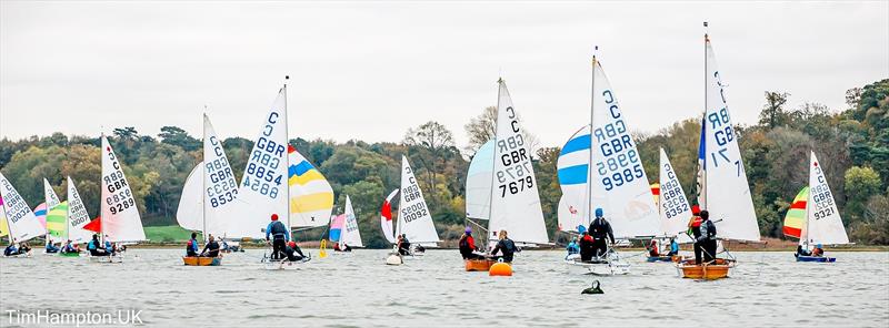 Cadet Class Winter Series at Waldringfield photo copyright Tim Hampton / www.timhampton.uk taken at Waldringfield Sailing Club and featuring the Cadet class