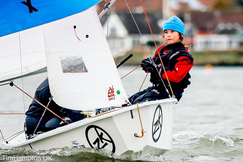 Cadet Class Winter Series at Waldringfield - photo © Tim Hampton / www.timhampton.uk