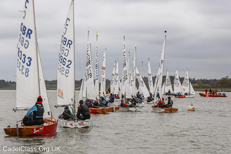 Cadet Alf Simmonds Trophy at Waldringfield photo copyright Tim Hampton taken at Waldringfield Sailing Club and featuring the Cadet class