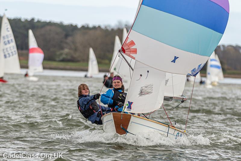 Cadet Alf Simmonds Trophy at Waldringfield photo copyright Tim Hampton taken at Waldringfield Sailing Club and featuring the Cadet class