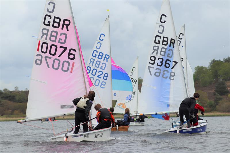 Frensham Cadet Open photo copyright Lorna Nee taken at Frensham Pond Sailing Club and featuring the Cadet class