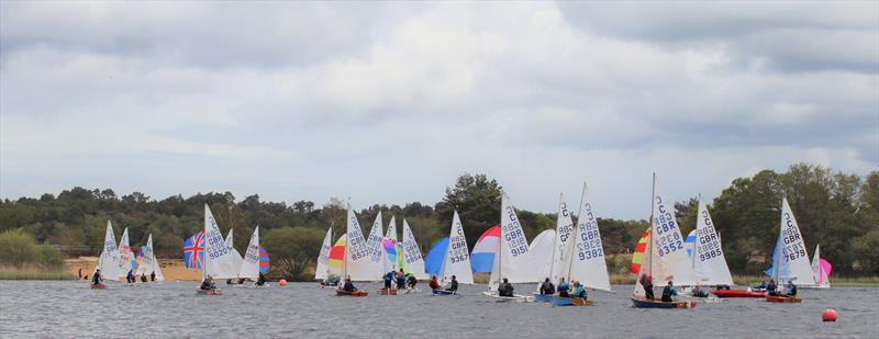 Frensham Cadet Open photo copyright Lorna Nee taken at Frensham Pond Sailing Club and featuring the Cadet class