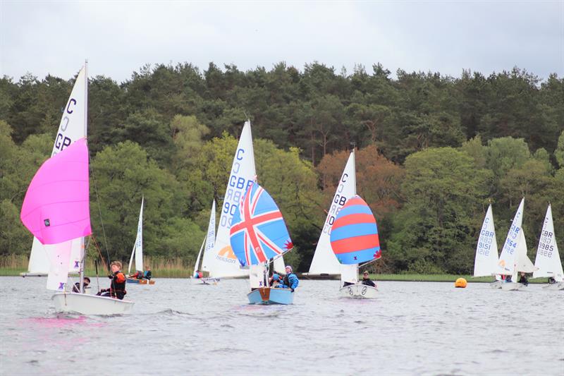 Frensham Cadet Open photo copyright Lorna Nee taken at Frensham Pond Sailing Club and featuring the Cadet class