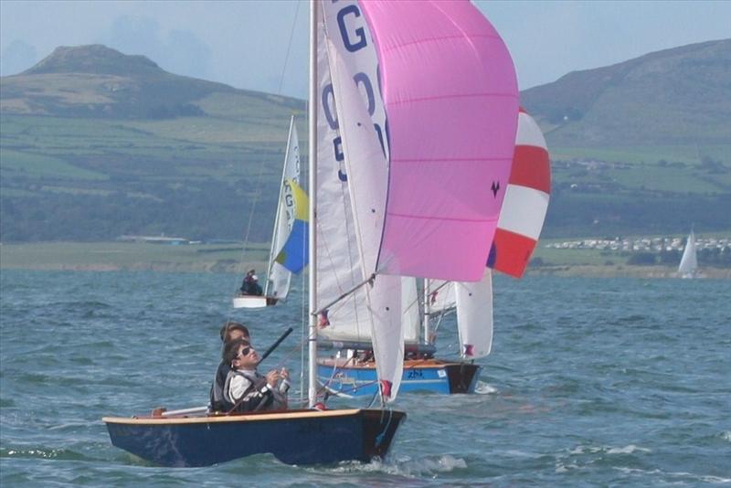 Racing in light winds at the Zhik Cadet National Championships 2009 photo copyright Phil Shepherd taken at Pwllheli Sailing Club and featuring the Cadet class