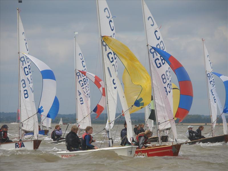 Cadet nationals at Stone photo copyright Hugh Speirs taken at Stone Sailing Club and featuring the Cadet class