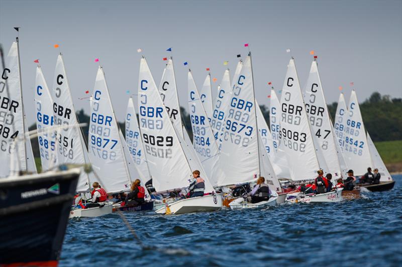 Racing at the 2013 RYA Zone and Home Country Championships photo copyright Paul Wyeth / RYA taken at Grafham Water Sailing Club and featuring the Cadet class