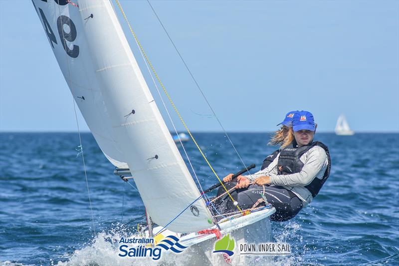 It's tight at the top of the table in the International Cadets - 2018 South Australian Youth Championships photo copyright Harry Fisher taken at Largs Bay Sailing Club and featuring the Cadet class