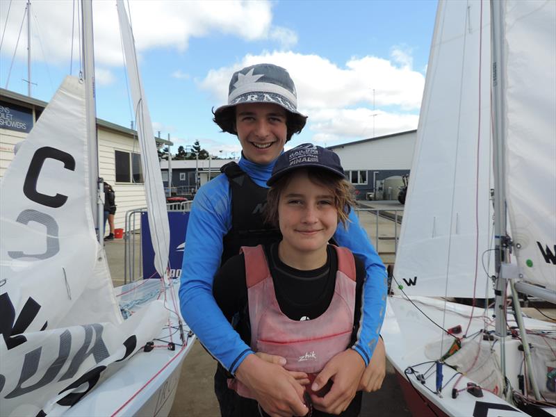 Archer Ibbott and James Gough, Little Devil - 2018 International Cadet World Championships photo copyright Harry Fishe taken at  and featuring the Cadet class