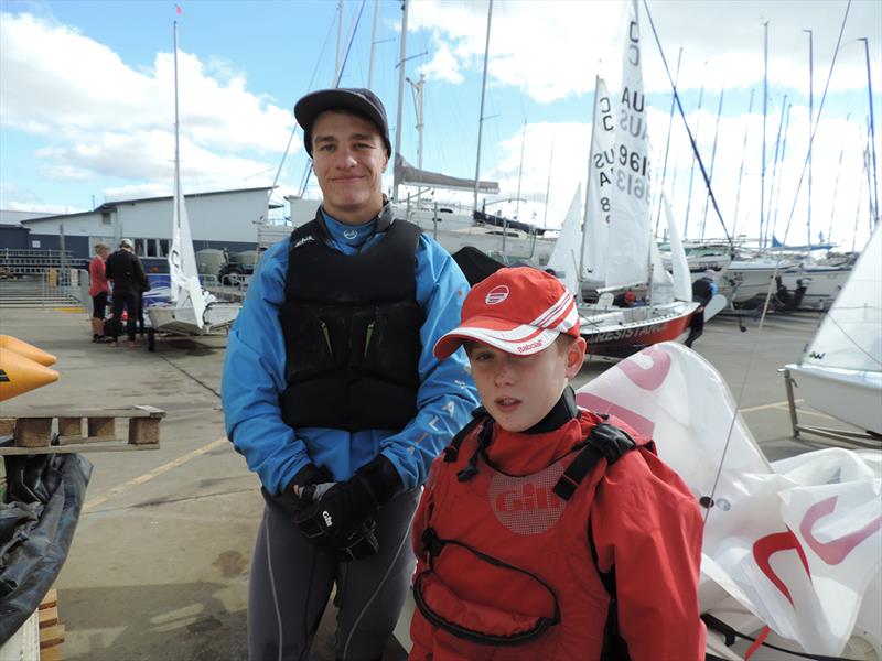 Peter Allen and Ashton Rawstron, Spitfire - 2018 International Cadet World Championships - photo © Harry Fisher 