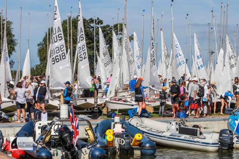 2018 International Cadet World Championships day 3 photo copyright Cadet Worlds 2018 taken at  and featuring the Cadet class