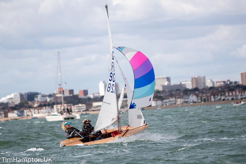 Zhik UK Cadet Class National Championships 2018 photo copyright Tim Hampton / www.timhampton.uk taken at Thorpe Bay Yacht Club and featuring the Cadet class